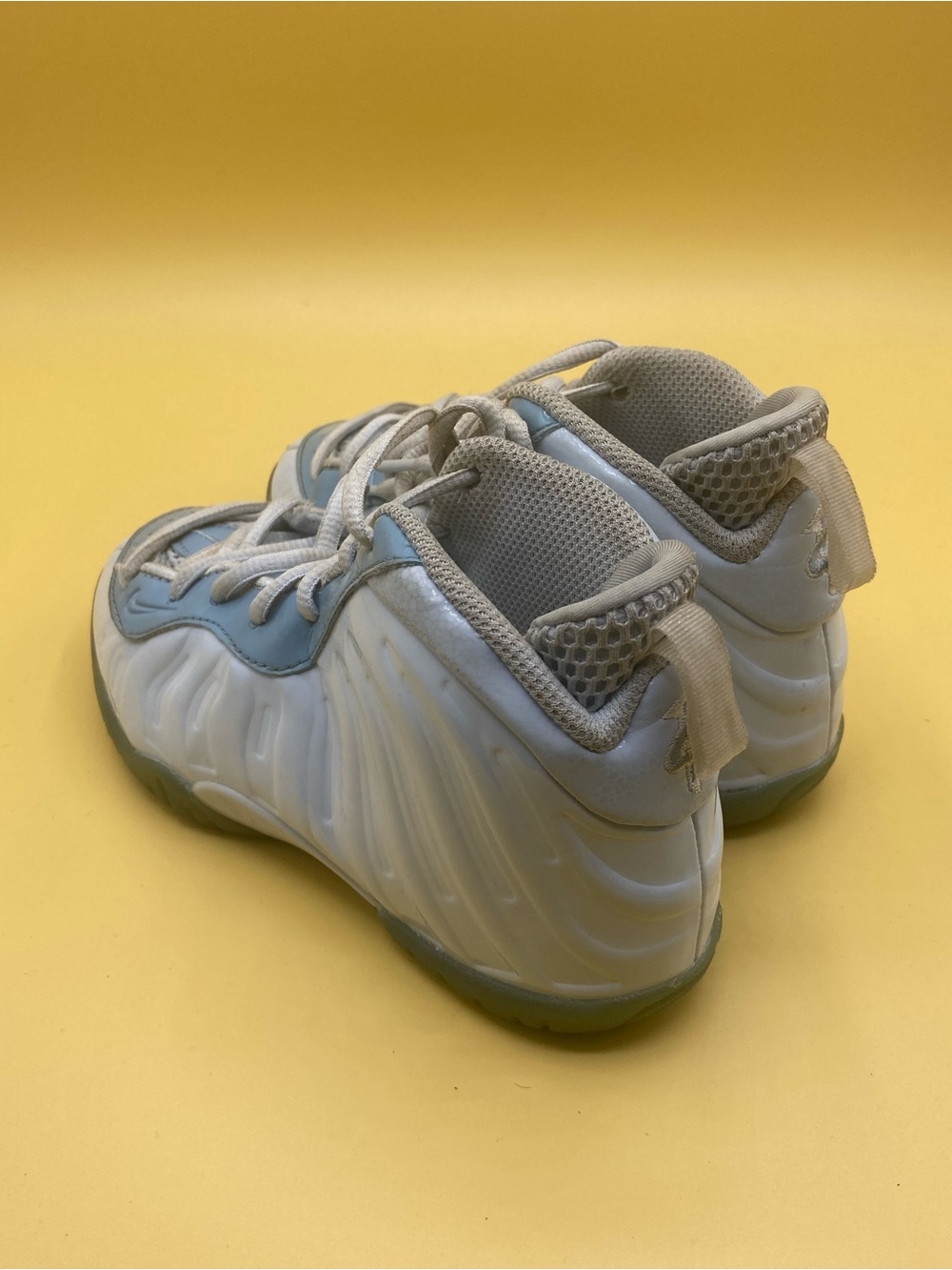 Nike Little Posite One "Aura/Worn Blue/White" - Picture 3 of 4